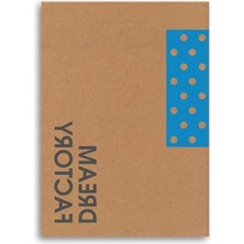 Düz Mavi Kraft Defter