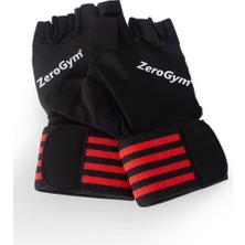 Gym Fitness Egzersiz Eldiveni Siyah Kırmızı