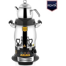 Çift Demlikli Mini Semaver 5l Çay Makinası