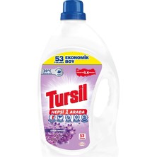 Tursil Komple Çözüm Leylak Bahçesi 53 Yıkama Sıvı Çamaşır Deterjanı Ekonomik Boy 1 x 3440