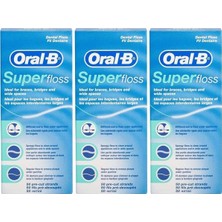 Oral-B Super Floss Diş Ipi 50'li x 3 Adet