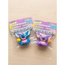Lisinya Squishy Stitch - Sukuşi Stitch - Stres Oyuncak 2 Adet