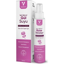 Gül Suyu Gözenek Sıkılaştırıcı Aydınlatıcı ve Arındırıcı TONIK%100 Doğal ve Saf 100