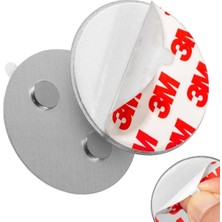 Mıknatıslı 50MM Çap Duman Dedektörü Montaj Aparatı, Mıknatıslı Yapışkan Pedler, Hızlı