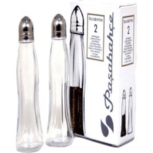 Paşabahçe Tuzluk Biberlik 2'li Set, Cam, Şeffaf ELER6475