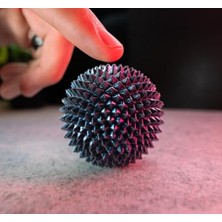 Duyu Uyarıcı El Ayak Vücut Egzersiz Topu Fizik Tedavi - Dikenli Masaj Topu (6cm) Sert ve Sivri Di