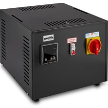 PSM-1105 5 Kva (5000 Va) Mikro Işlemcili Koruma Üniteli Voltaj Regülatörü Siyah