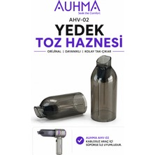Auhma Ahv-02 Araç Içi Süpürge Yedek Toz Haznesi – Orijinal Uyumlu, Kolay Tak-Çıkar, Şeffaf Hazne