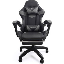 Xandor XG300 Oyuncu Koltuğu Ayak Dayamalı Gaming Koltuk Çift Renk Deri 135° Yatabilen Boyun Bel