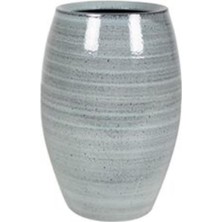 Cresta Buz Mavisi Seramik Saksı Uzun 20 * 30CM