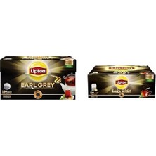 Earl Grey 100'LÜ Demlik Süzen Poşet Bergamot Aramolı Siyah Çay & Bardak Poşet Çay