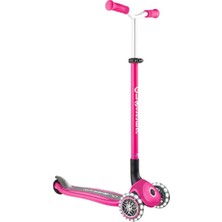 Master 3 Tekerlekli Katlanabilir Işıklı Pembe Scooter 663-110