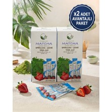 Curelive Matcha Spirulina Çehri Yeşil Çay Bromelain Içeren Detox Burner Form Maça Çayı 20'li 2 Kutu