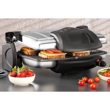 Schafer Grill Chef Tost Makinesi -Inox