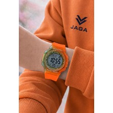 Jaga Unisex Dijital Genç ve Çocuklara Özel Kol Saati 50 mt Su Geçirmez Alarm ve Kronometreli Jg.15