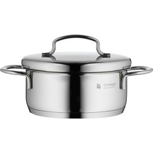 Wmf Mini Derin Tencere, 12 Cm, 0,7 L, Metal Kapaklı, Indüksiyon Uyumlu, Cromargan® Yüksek Kaliteli Parlak Paslanmaz Çelik, Üst Üste Saklanabilir