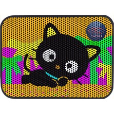 Glipet Kedi Tuvalet Önü Elekli Paspas Uzanan Kedi 80X60 cm