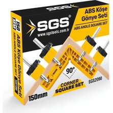 Sgs Köşe Gönye Seti 150 mm (Abs) SGS2090