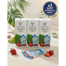 Curelive Matcha Spirulina Çehri Yeşil Çay Bromelain Içeren Detox Burner Form Maça Çayı 20'li 3 Kutu