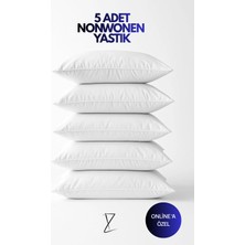 İz Home 5 Adet Nonwonen Yastık Seti | Uyku Yastığı | Orijinal Silikon Dolgu | Vakum Press | 50X70 cm | 700G