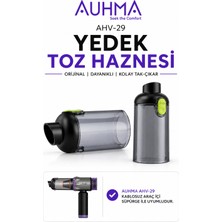 Auhma Ahv-29 Araç Içi Süpürge Yedek Toz Haznesi – Orijinal Uyumlu, Kolay Tak-Çıkar, Şeffaf Hazne