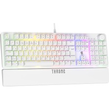 Lumina K1 Chromatic Argb Işıklandırma - Makro Yazılımlı - Red Switch - Bilek Destekli Mekanik