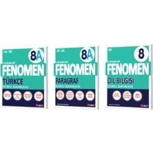 Fenomen Yayıncılık Fenomen Yayınları Türkçe A Soru Bankası Paragraf A Soru Bankası ve Dilbilgisi (3 Kitap)