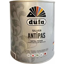 Düfa Silver Antipas Metal Astar Boyası, Gümüş, 0,75 L, Pas Önleyici Antikorozif, Iç ve Dış