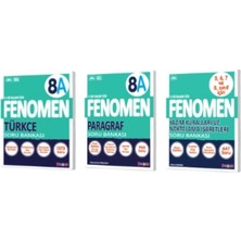 Fenomen Yayıncılık Fenomen Yayınları Türkçe A Soru Bankası Paragraf A Soru Bankası ve Yazım Kuralları (3 Kitap)