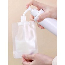 Mobee Taşınabilir Sıvı Seyahat Kiti Pratik Sıvı Seyahat Torbası Krem Şampuan Kabı 3 Adet 100ML