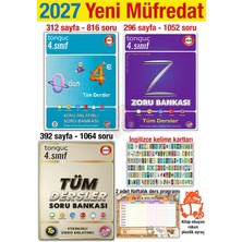 Tonguç Akademi 4. Sınıf 2027 Tüm Dersler Soru Zoru Konu Anlatımlı Soru Bankaları 3 Kitap Set Yeni