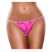 Hsc Bilişim Tegan Fantezi Pembe Dantel String-Tanga TG278614