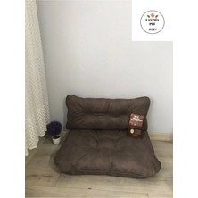 Elf Consept Petek Önü Palet Yer Minderi Ikili Takım Kahverengi