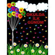 Promisebackdrop2 150X200 cm , Okulumda Ilk Günüm, Okul Etkinlik Kumaş Fon