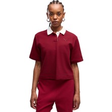 Puma  Class Polo Kadın Kırmızı Günlük Stil Polo Yaka T-Shirt 69401423