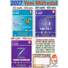 Tonguç Akademi 4. Sınıf 2027 Taktikli Tüm Dersler  Zoru Konu Anlatımlı Soru Bankaları Seti Yeni