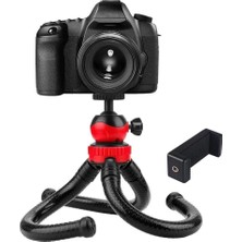 Flexible Octopus Tripod Dslr Tripod Masaüstü 5kg Kapasite Telefon Tripot Büyük Boy