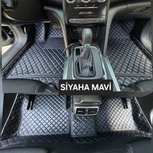 Feyza Oto Seat Leon Mk3 Serisi 2013 - 2020 Arası 8d Diamond Kaymaz Taban Araca Özel Havuzlu Deri Oto Paspas Tam Koruma ve Hızlı Montaj 1 Yıl Garantili Araca Birebir Ölçü