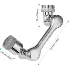 Meks 24 mm Metal Akrobat Musluk Başlığı