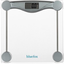Bluefox Dijital Cam Tartı - 180 kg Kapasite, Parlak LCD Ekran, Temperli Cam Yüzey, Hassas Ölçüm