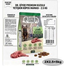 Dr.Diyor Dr. Diyor Kuzu Etli Yetişkin Kuru Köpek Maması 5kg (2x2.5)