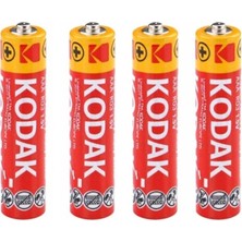 Meks Kalem Kodak Kaahz S4 Super Heavy Duty Çinko Karbon Aaa Ince Pil / Pakette 60 Adet