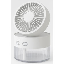 Meks Kullanıma Uygun Su Spreyli Katlanır Başlıklı USB Mini Fan