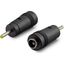 Meks Çevirici Notebook Adaptör Ucu 5.5*2.5 (M) To 2.3*0.7 (F) 10LU Paket Siyah