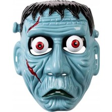 Meks Maske Frankenstein Temalı Sallanan Oynar Gözlü