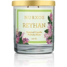 Nurxos Reyhan Kokulu Mum 220 Gr – Aromatik Soya Mumu - 9671