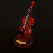 Meks 22 x 9.5 cm Plastik Müzik Kutusu Keman