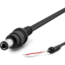 Meks Adaptör Notebook Kablosu 6.3*3.0 30W 90W 1.2m Siyah