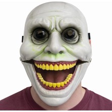 Meks Maske Hareketli Çene Mekanizmalı Korku Si Yeşil
