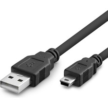 Meks 50 cm Ölçülü USB Kablo USB Mini V3/5pin To Siyah